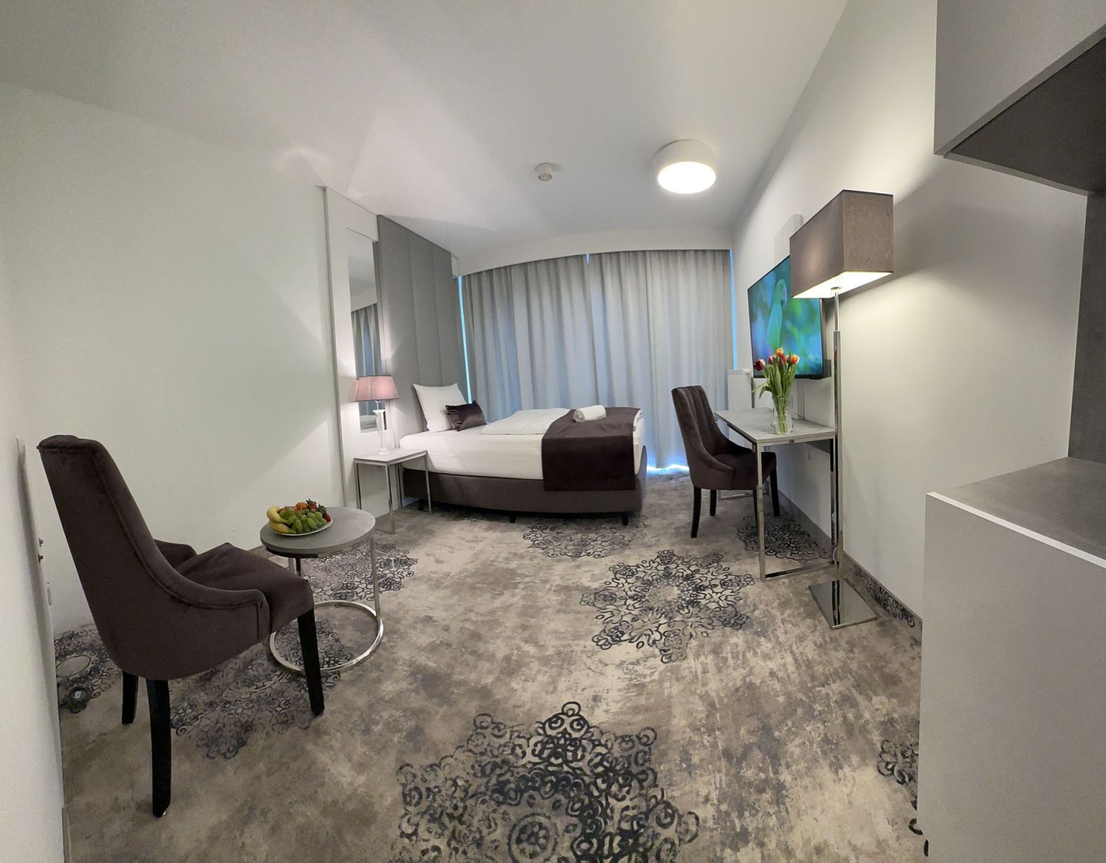 Einzelzimmer im Grand Apricot Hotel Hamburg