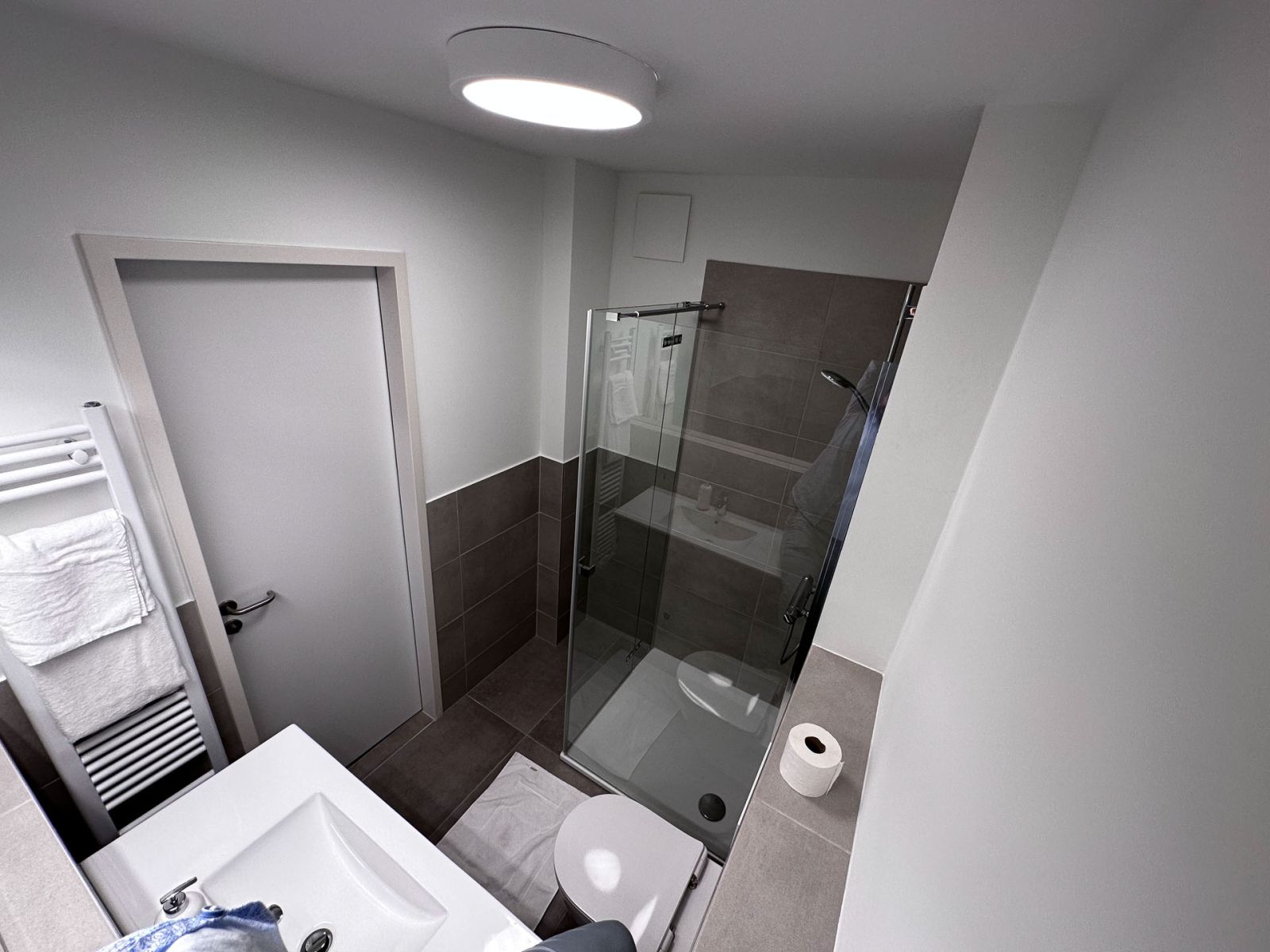 Badezimmer im Grand Apricot Hotel Hamburg